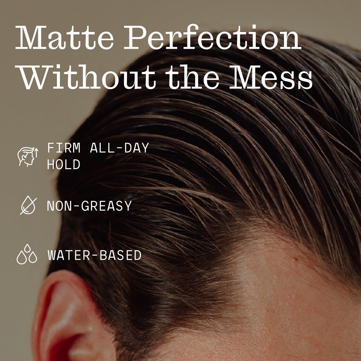 Firsthand Supply Hair Clay Pomade for Men & Women - Matte Clay Finish & Extra Strong Hold - Non-Greasy, Water-Based Organic Pomade - Easy to Restyle