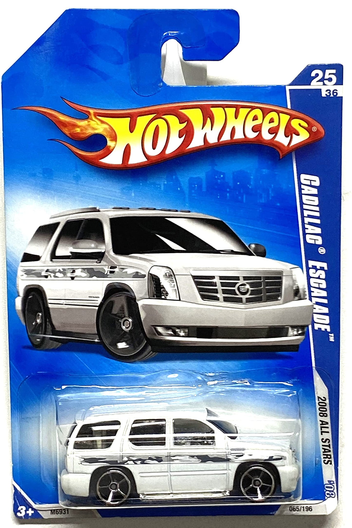 Hot Wheels 2008-25 of 36 Cadillac Escalade All Stars '08 065/196 1:64 Scale