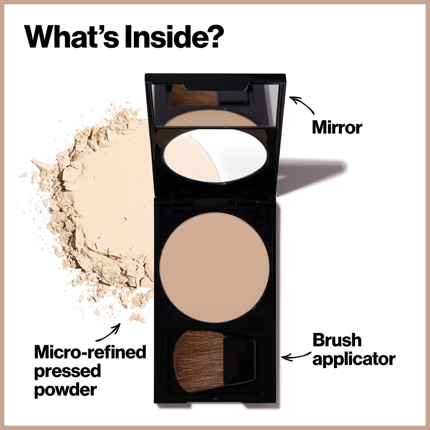 Revlon PhotoReady Blurring Face Powder Makeup, Longwear, Light-Medium Coverage, Stocking Stuffer for Her, Shine & Oil-Free, 020 Light Medium, 0.25 oz