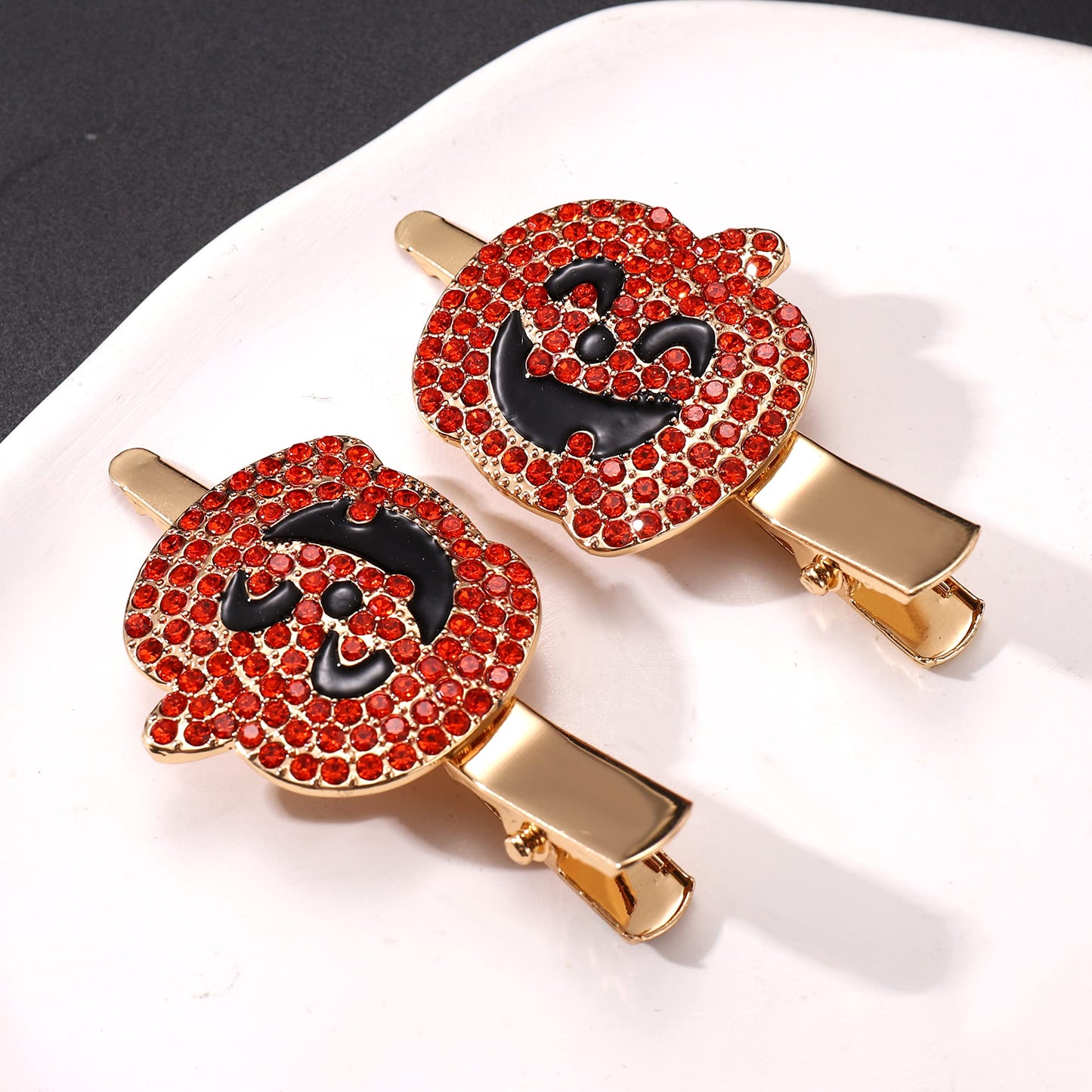 Halloween Hair Clips Gothic Spider Web Hairpins for Women Ghost Candy Corn Pumpkin Alligator Hair Barrette Halloween Hair Accessory Party Gifts