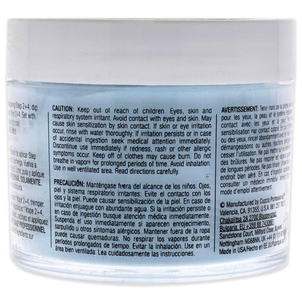 Cuccio Colour Powder Nail Polish - Lacquer For Manicures And Pedicures - Highly Pigmented Powder That Is Finely Milled - Durable Finish With A Beauty & Personal Care Cuccio