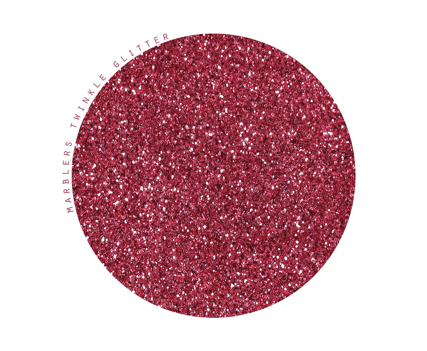 MARBLERS Twinkle Face & Body Glitter [Crimson Pink] 0.18oz (5g) | Fine | Non-Toxic | Vegan | Cruelty-Free | Festival, Rave & Party Makeup | Eye, Hair