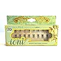 Ioni Cosmetics Faux Mink Individual Lash Extensons 3-STRAND Natural-Short, Black