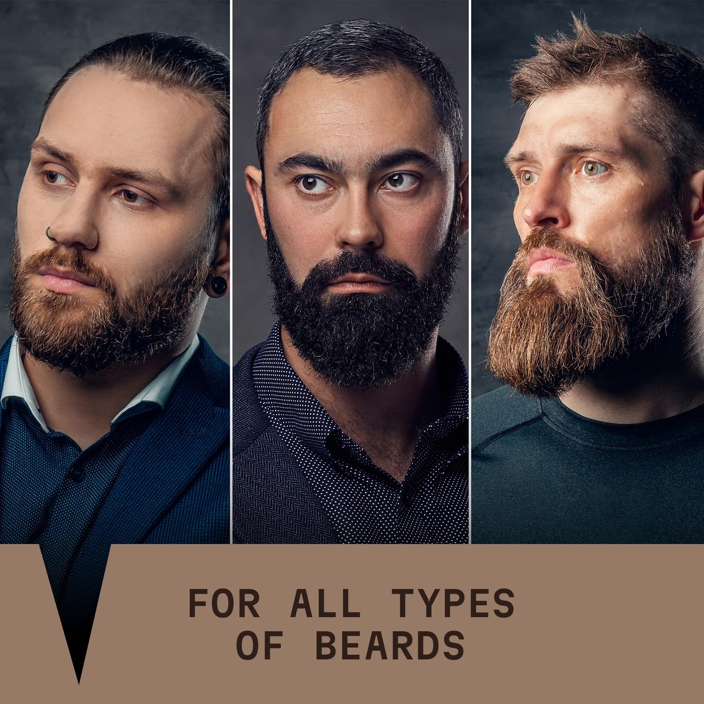 Striking Viking Sandalwood Beard Wash/Shampoo for Men - 17 Oz, Paraben & Sulfate Free, Jojobal Oil for all Beard Types - Promotes Healthy Growth