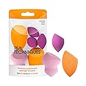 Real Techniques Miracle Complexion Assorted Beauty Sponges Makeup Blender, For Blending & Sculpting, Full Coverage, Professional Makeup Tool, Cruelty