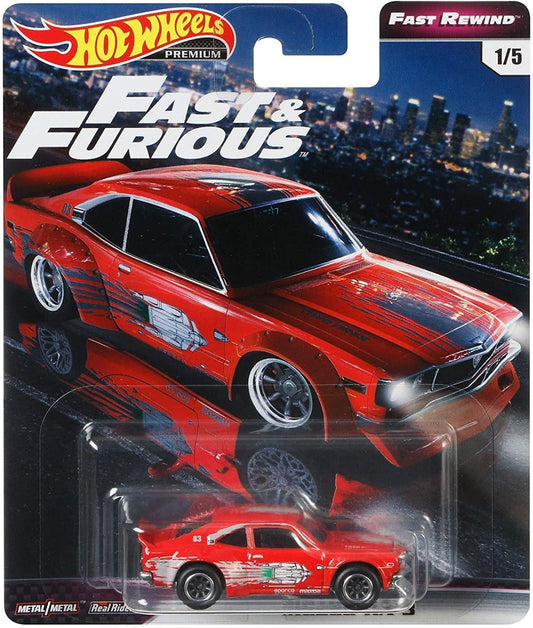 Hot Wheels Fast Rewind Fast & Furious Mazda RX 3 1/5, red