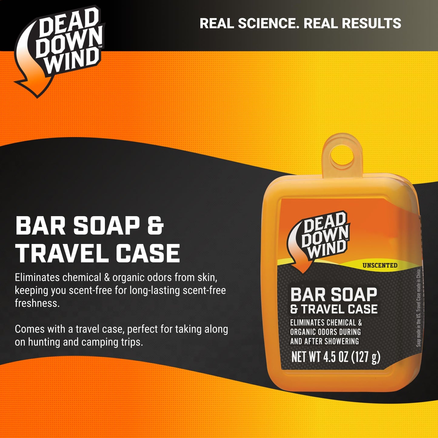 DEAD DOWN WIND 12002 Bar Soap with Travel Container (4.5oz)