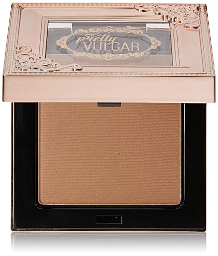 Pretty Vulgar Bronzed B Powder Bronzer, Highly-Pigmented, Smooth, Matte Bronzing Face Powder, Vegan, Gluten-Free & Cruelty-Free, Sun Of A B, 5.7g