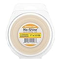 Walker Tape No-Shine Hair System Tape Roll 1" x 12 Yards, Double Sided Wig Adhesive for Lace Systems, Toupees, and Natural Human Extensions, Strong
