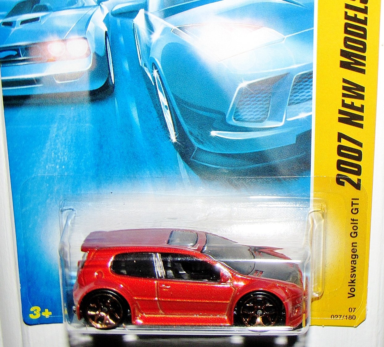 Hot Wheels 2007 New Models -#27 Volkswagen Golf GTI Light Copper K-Mart Exclusive Collectibles Collector Car #2007-27