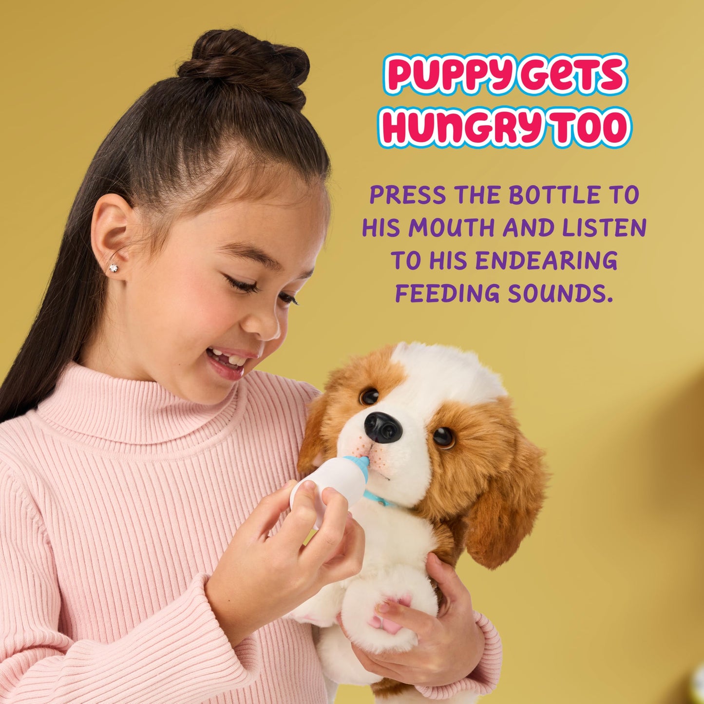 Little Live Pets My Really Real Puppy Patches The Beagle, Interactive Realistic Toy Dog with 60+ Sounds and 2-in-1 Bed, Lifelike Puppy for Ages 5+