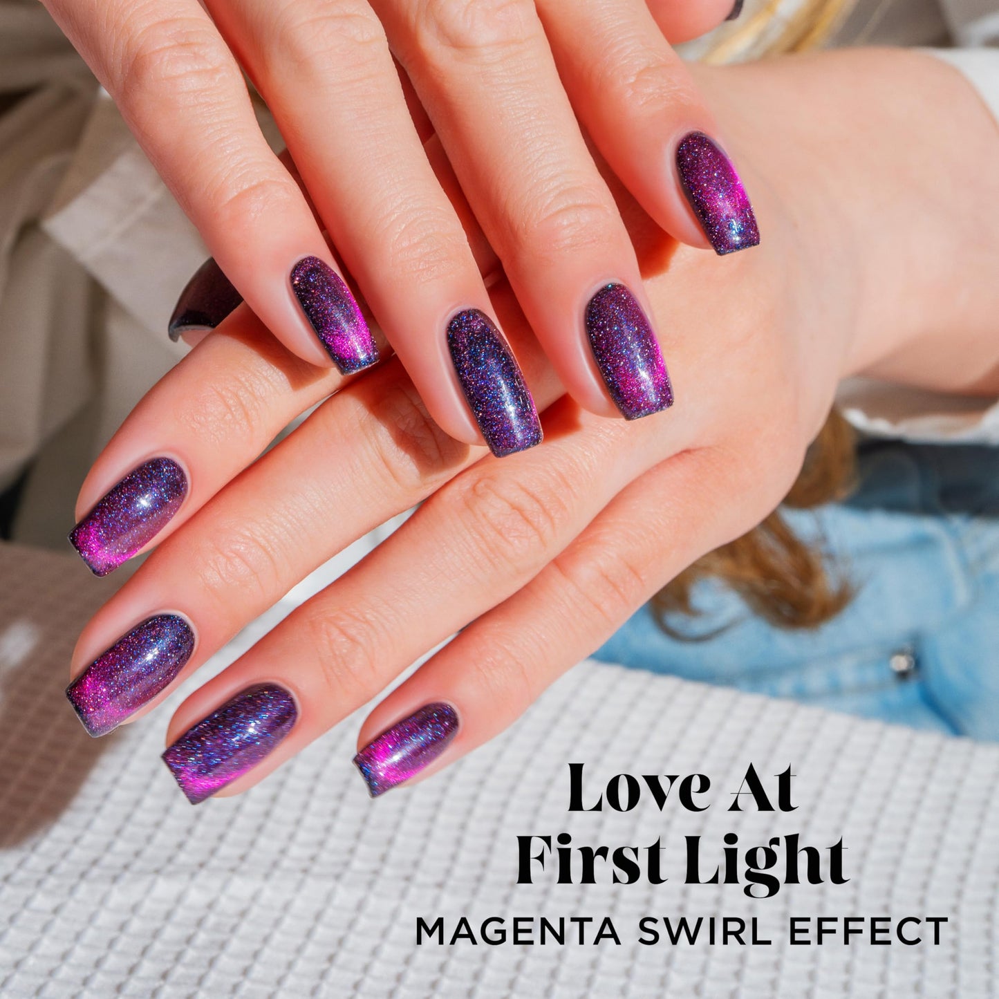 Gelish Aurora Cat Eye Reflective Magnet Gel Polish - Love at First Light, 15mL Beauty & Personal Care Gelish