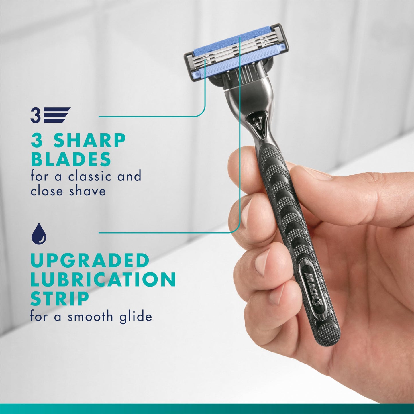 Gillette Mach3 Men's Razor Blades, 15 Blade Refills Beauty and Personal Care Gillette