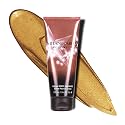 Melanie Mills Hollywood Gleam Body Radiance All In One Makeup, Moisturizer & Glow For Face & Body - Bronze Gold, 3.4 fl.oz.