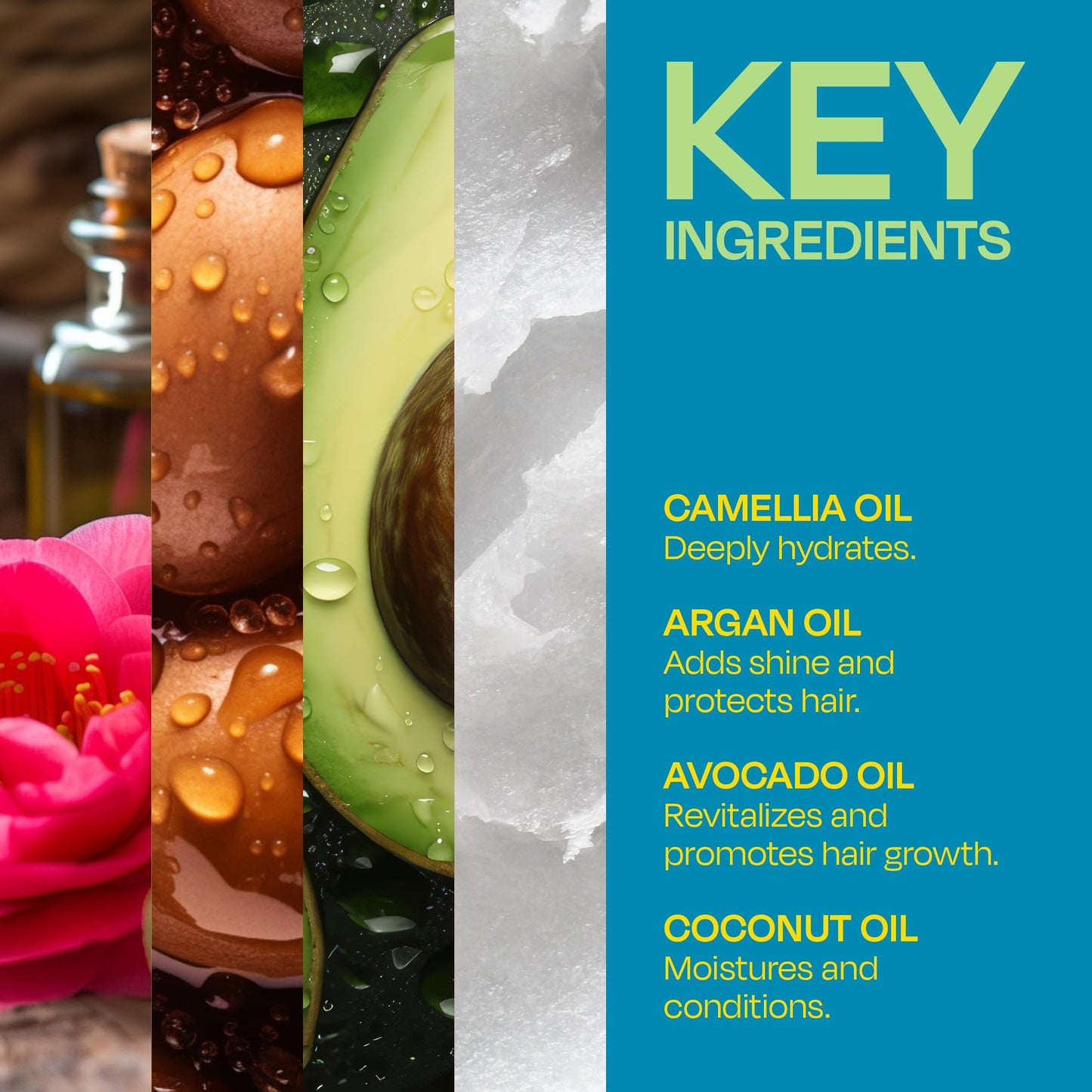 LOCK'N SLEEK Braid Gel (15 oz), Extreme Hold, Flake-Free, High Shine Edge Control - Argan, Camellia, Avocado Oil - For Locks, Braids, Twists, Cornrows