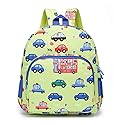 willikiva Little Childrens Toddler Bags Cute Bus kids Backpack for Kids Boys and Girls to Travel School Backpack (Green)