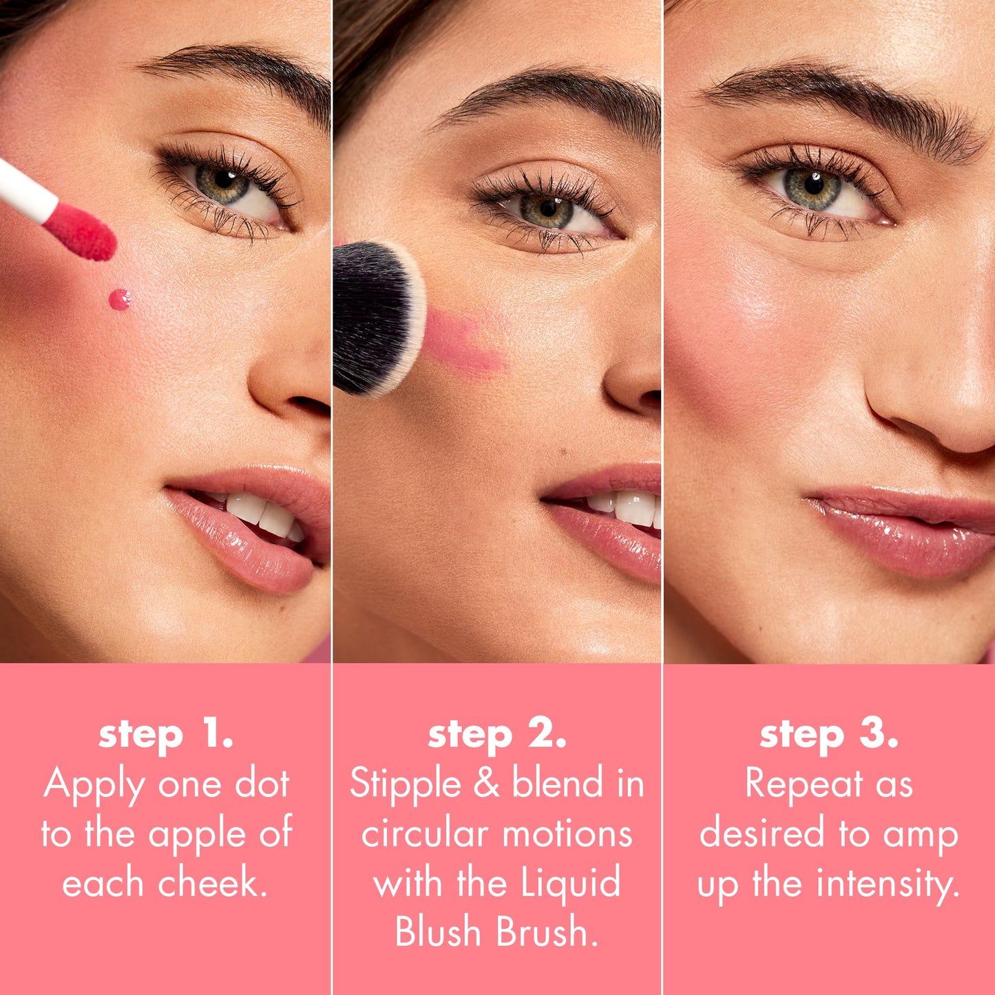 e.l.f. Camo Liquid Blush Brush, Angled Blush Brush Ideal For Applying & Blending Colors On Cheeks, Soft, Dense Bristles, Vegan & Cruelty-free Beauty and Personal Care e.l.f.
