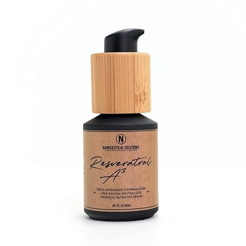 NANO RESVERATROL A3 SERUM Nanosized Particles for Instant Absorption deep into the Skin. Master Antioxidant, Anti-Ageing, Reduces Hyperpigmentation
