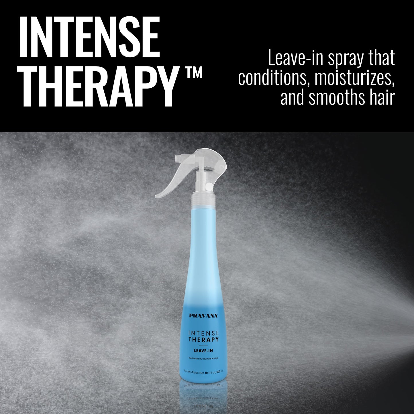 PRAVANA Intense Therapy Leave-In Conditioner Spray Treatment & Detangler | Instantly Detangles & Hydrates | Equalizes Hair Porosity | For All Hair Beauty and Personal Care PRAVANA