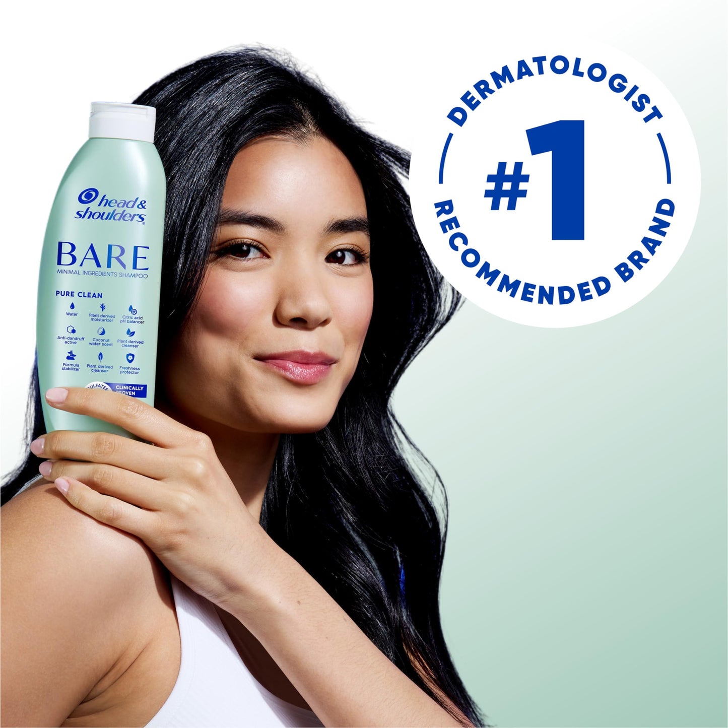 Head & Shoulders Anti-Dandruff Shampoo, BARE Soothing Hydration Twin Pack, 1% Pyrithione Zinc, Dry Scalp Relief, Free of Sulfates, Silicones, Dyes Beauty and Personal Care Head & Shoulders