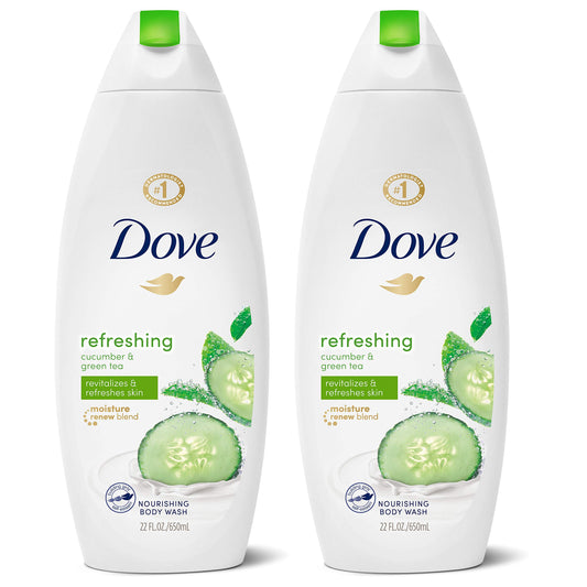 Dove Refreshing Body Wash Revitalizes and Refreshes Skin Cucumber and Green Tea Effectively Washes Away Bacteria While Nourishing Your Skin 22 oz 2 Beauty & Personal Care Dove