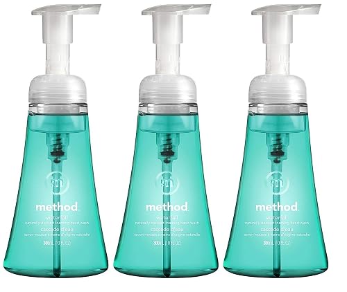 Method Foaming Hand Wash, Waterfall, 10 Fl Oz (Pack of 3)
