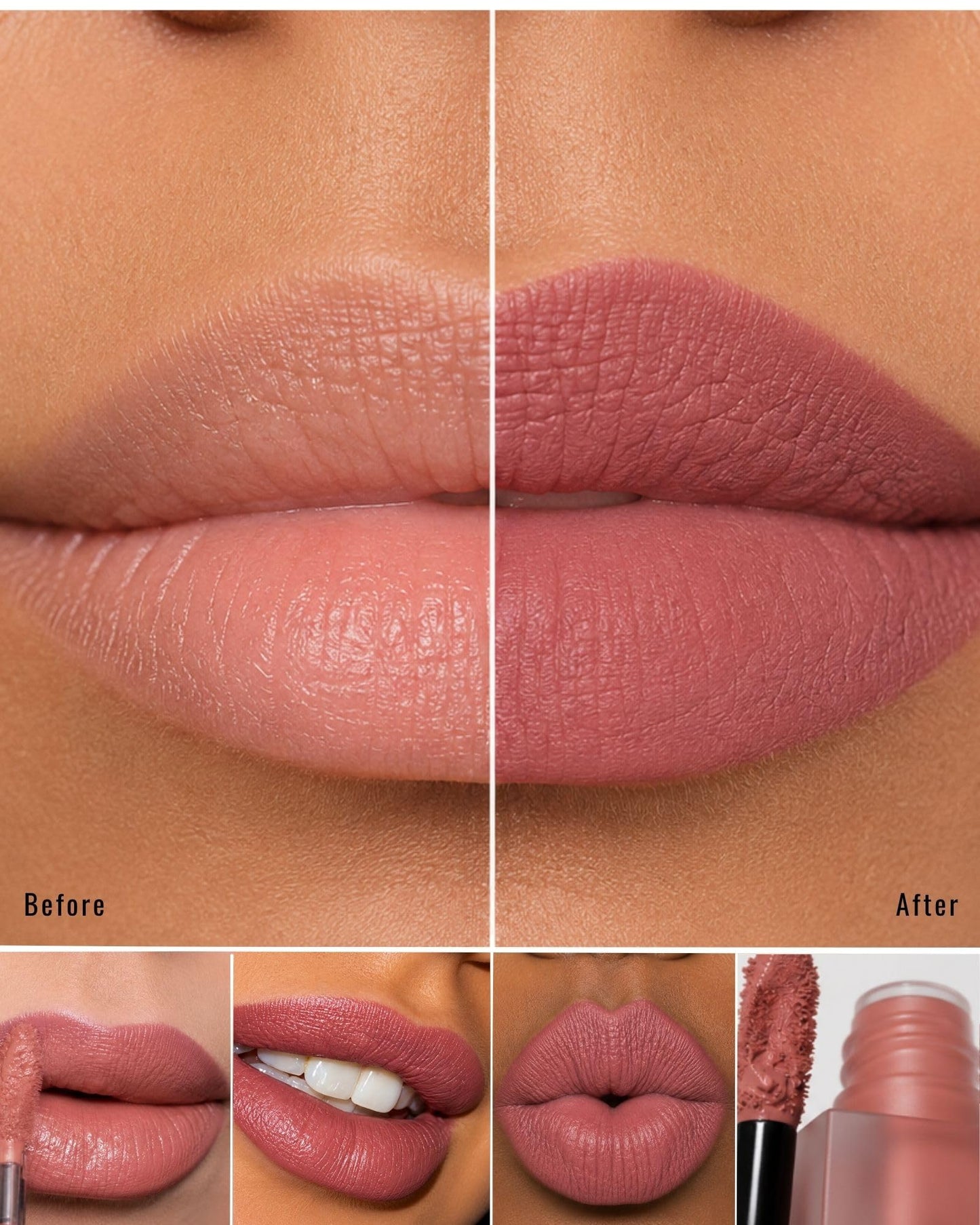 Sworn Beauty Matte Lipstick "Lovers Mauve" by Kenzie Carter - Long Wear Velvet Finish Lip Color, Lightweight Comfortable Formula, High Pigment