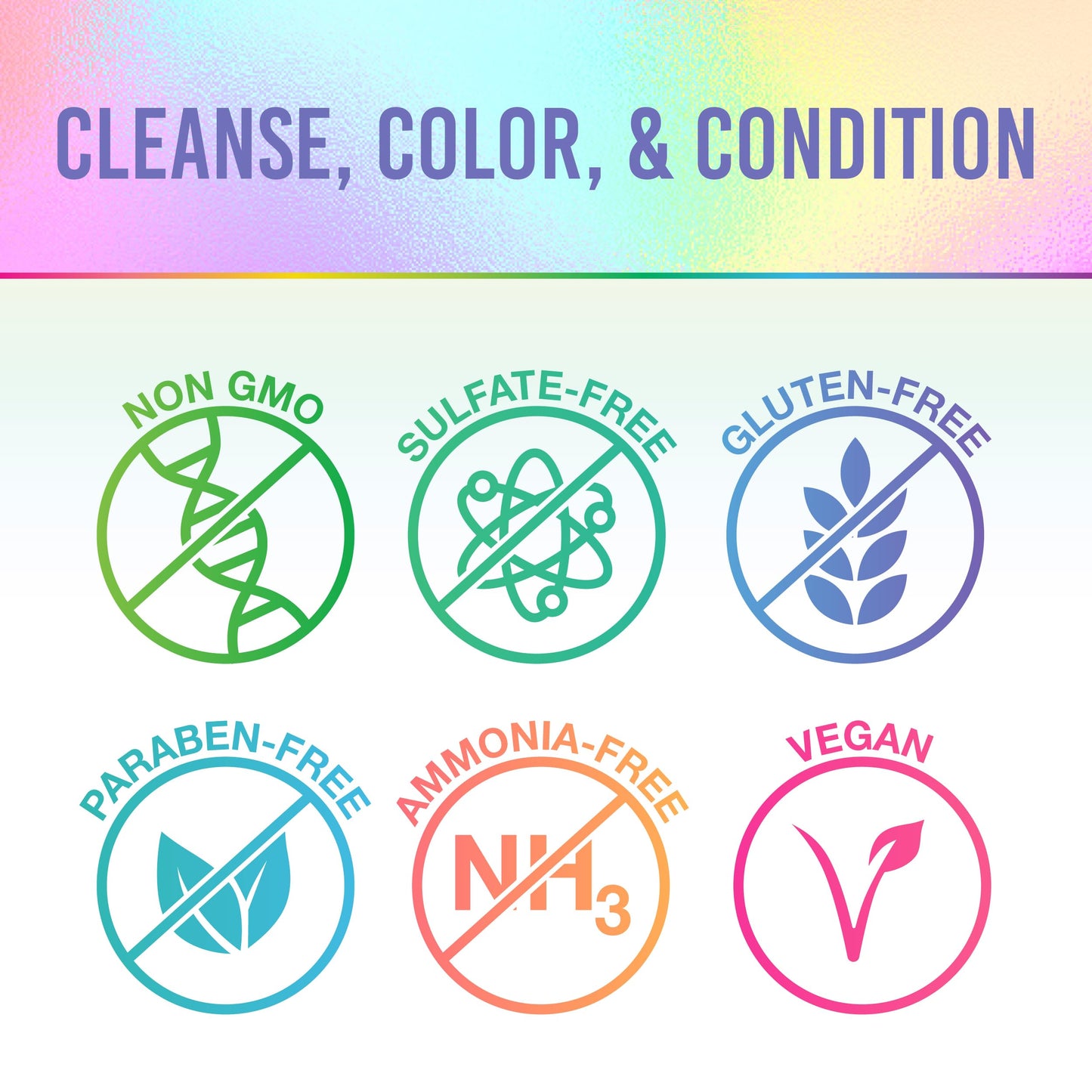 Punky Colour 3-in-1 Color Depositing Conditioner & Hair Cleanser - Lavenderapturous, Semi Permanent Hair Color Conditioner, Long-Lasting Hair-Dye, 8.5