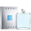 Azzaro Chrome Eau de Toilette - Fresh Aquatic Mens Cologne - Citrus, Woody, Musky Fragrance -Fresh Everyday Wear - Classic Summer Beach Scent - Luxury