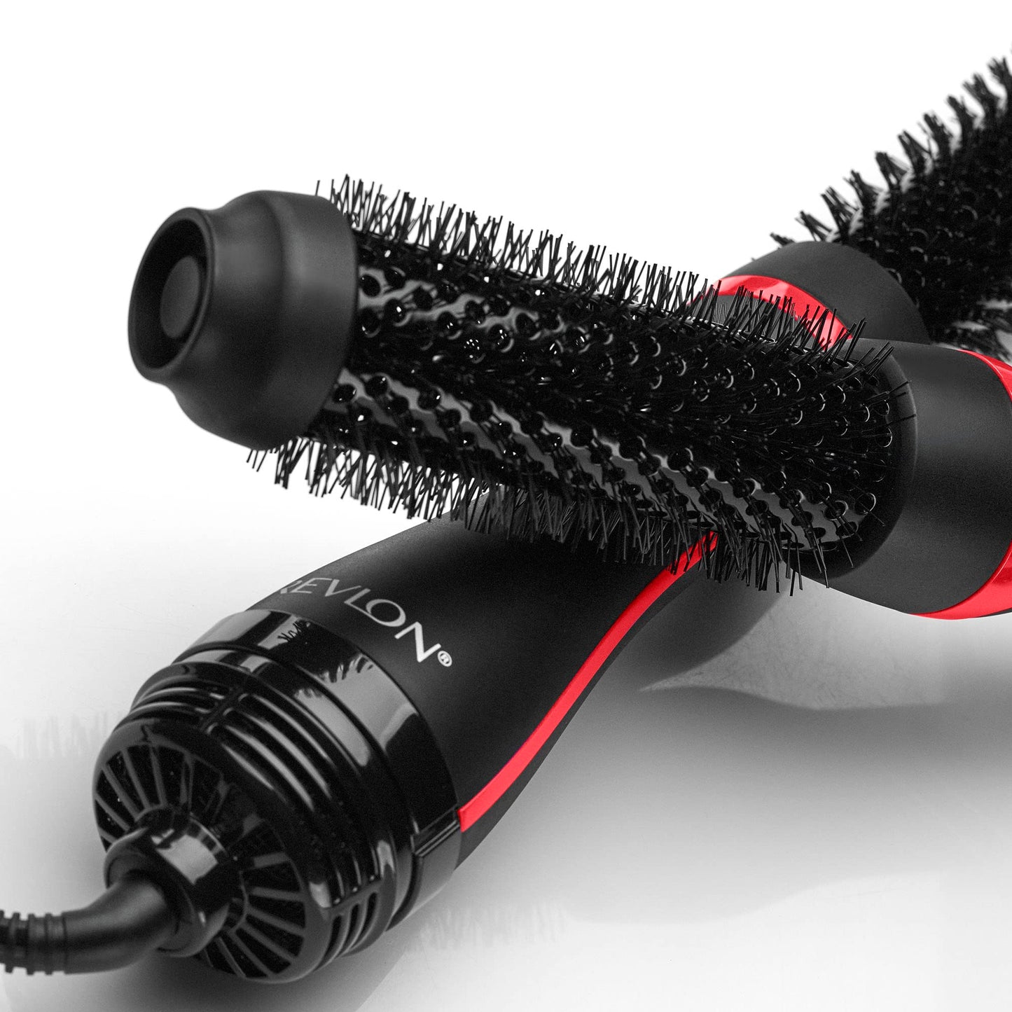 REVLON One-Step Root Booster Round Blow Dryer Brush and Hair Styler - Revive Styles, Boost Roots, and Add Volume to hair with this Hot Air Brush, 1 ½