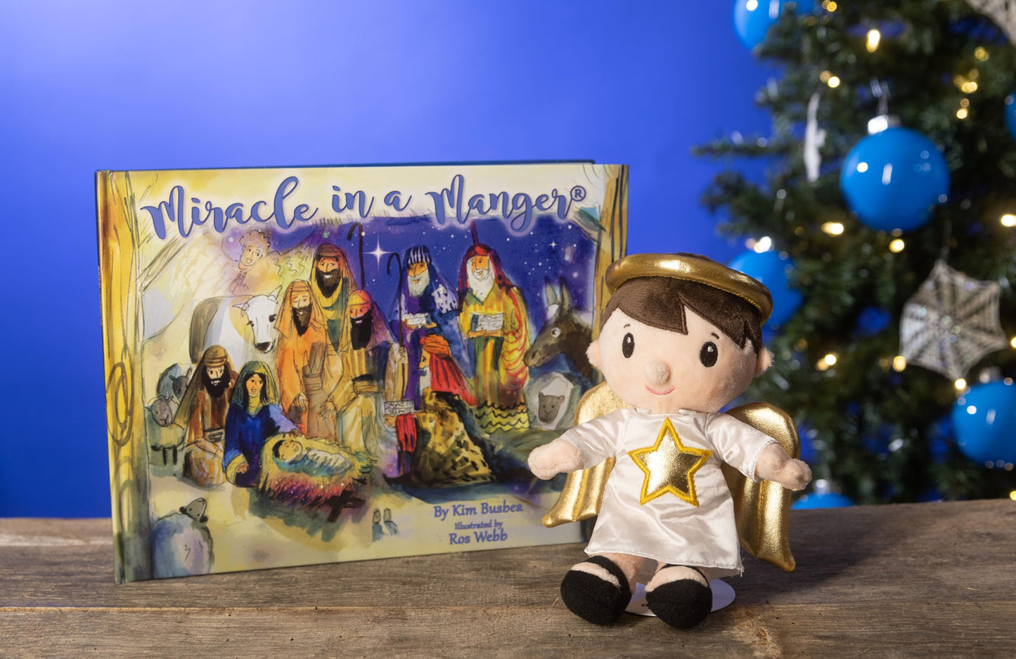 Roman Miracle in a Manager 6 Pc. Plush Set with Book, Childrens, A Faith Based Alternative to The Elf on The Shelf Tradition