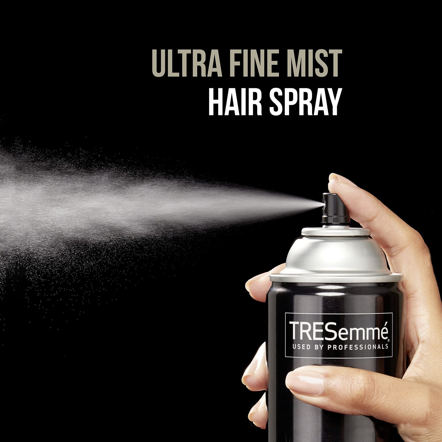 TRESemmé TRES Two Ultra Fine Mist Hair Spray For All Hair Types, Firm Control Hair Styling Anti-Frizz Hairspray With All-Day Humidity Resistance 11 oz