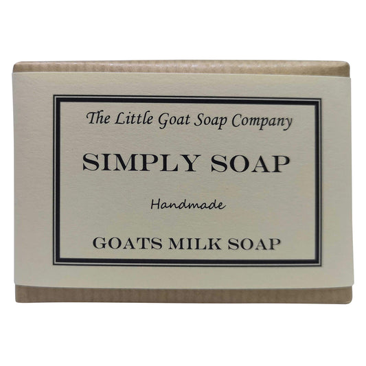 Simply Goats Milk Soap - Made with Raw Goats Milk. Unscented 1 x 100g by The Little Goat Soap Company Beauty & Personal Care The Little Goat Soap Company