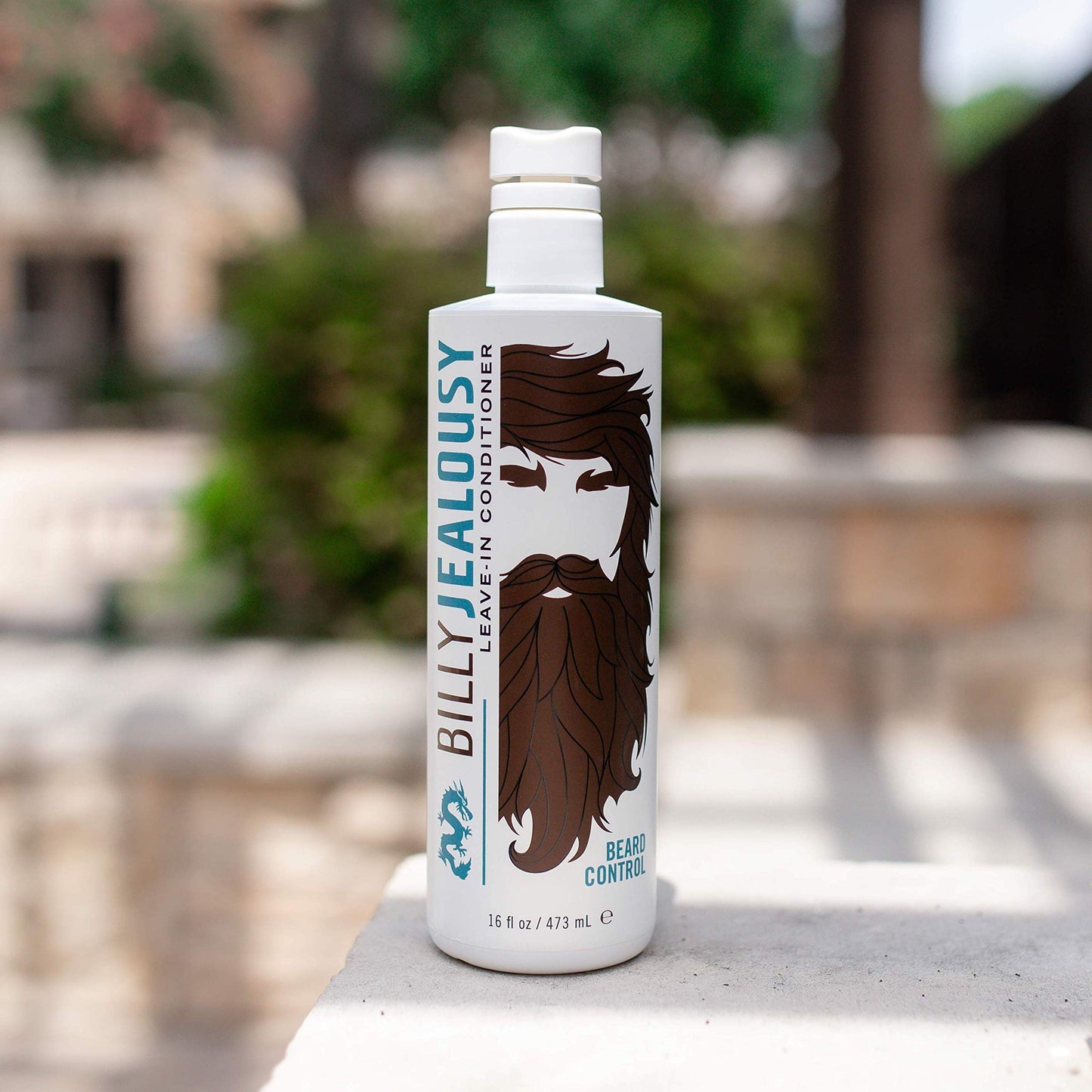 Billy Jealousy Beard Control Leave In Beard Conditioner for Men with Aloe Leaf Juice and Jojoba Seed Oil, Softens Hair and Skin, Light Hold with Matte