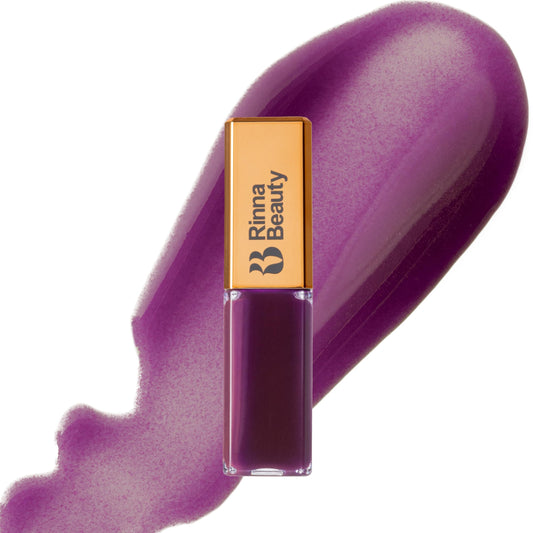 Rinna Beauty Larger Than Life Lip Plumping Oil - Royalty - Moisturizes & Hydrates Lips - Natural Plumping Over Time - Vegan, Cruelty-Free Beauty and Personal Care Rinna Beauty