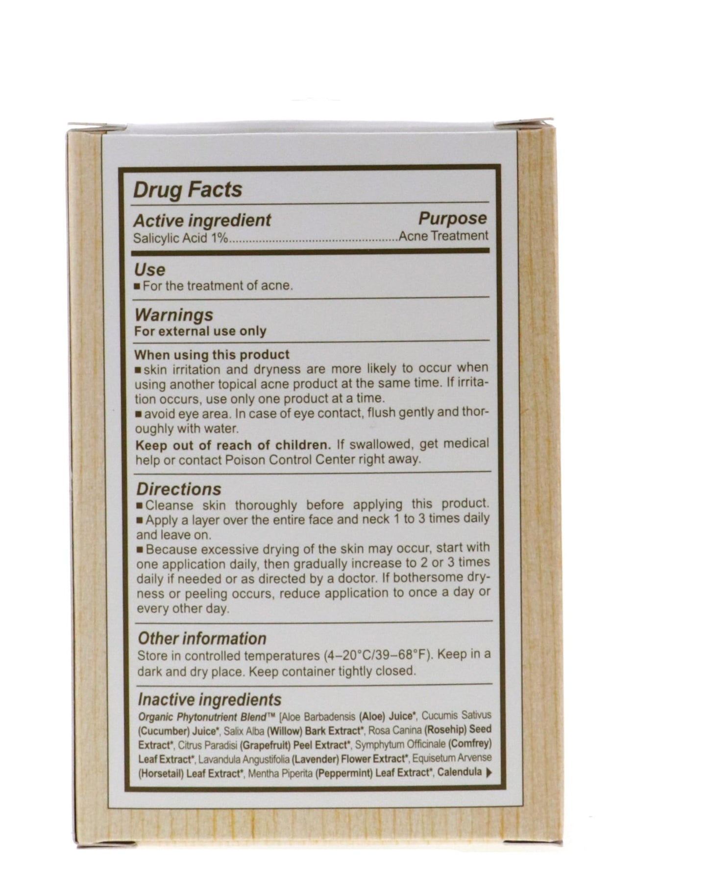 Eminence Organic Skincare Acne Advanced Clarifying Hydrator, 1.2 fl Oz