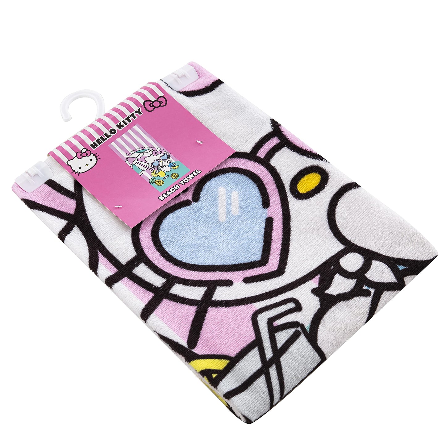 Northwest Hello Kitty Beach Towel, 30" x 60", Umbrella Drink