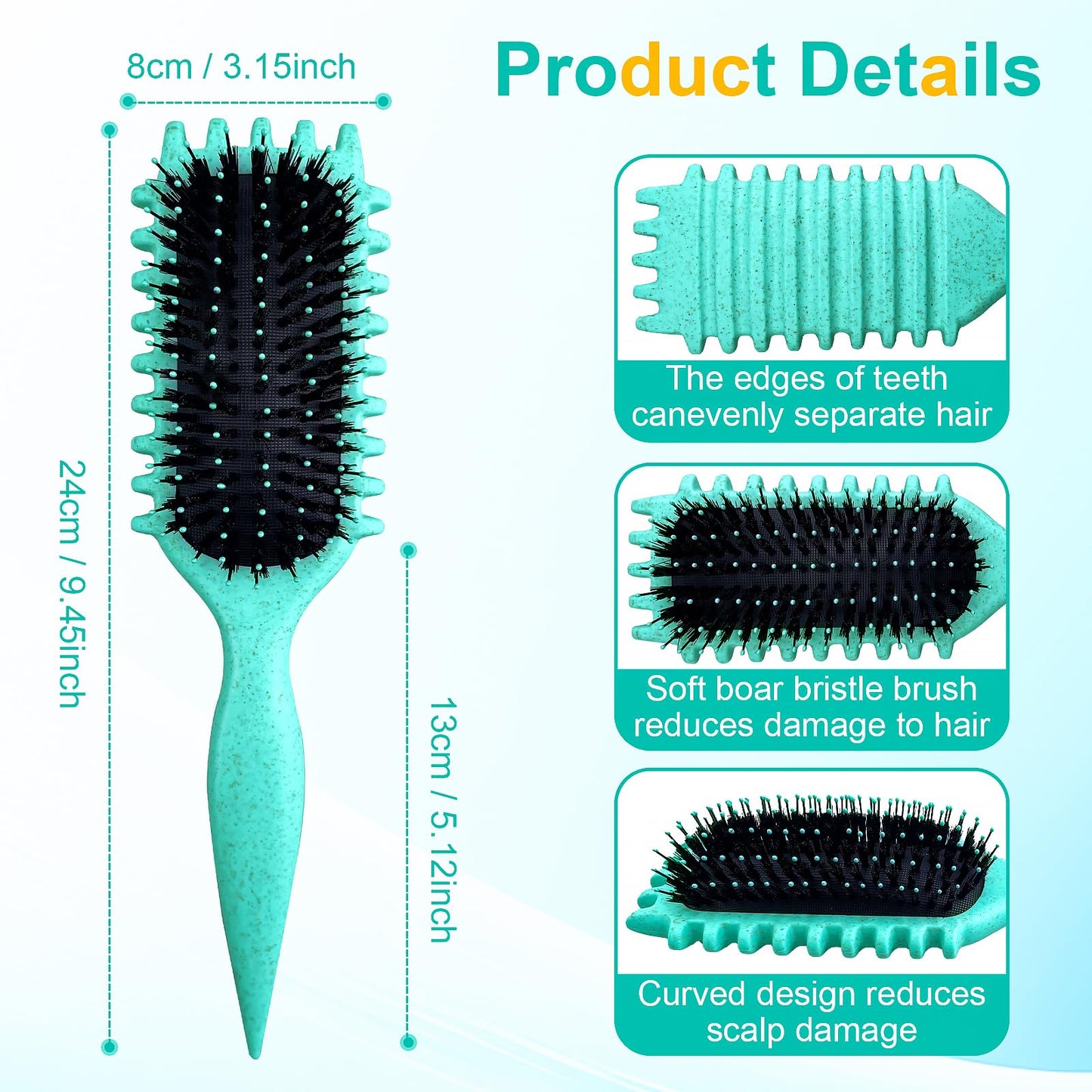 Candy Brush,Curly Hair Brush,Curl Defining Brush,Shaping and Defining Curls for Women Hair Brush for Combing and Shaping,Reduce Pulling and Curl Beauty and Personal Care SMARTBEST
