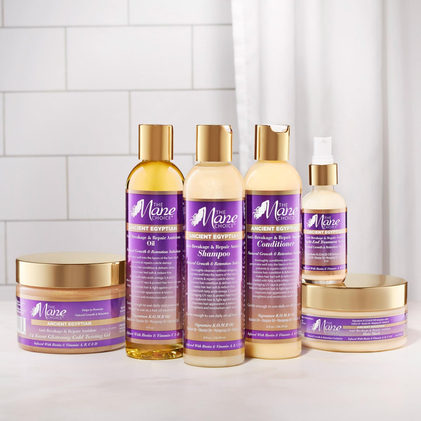 The Mane Choice Ancient Egyptian Anti-Breakage & Repair Antidote Hair Mask for Coily, Wavy & Curly Hair, 8 Ounce