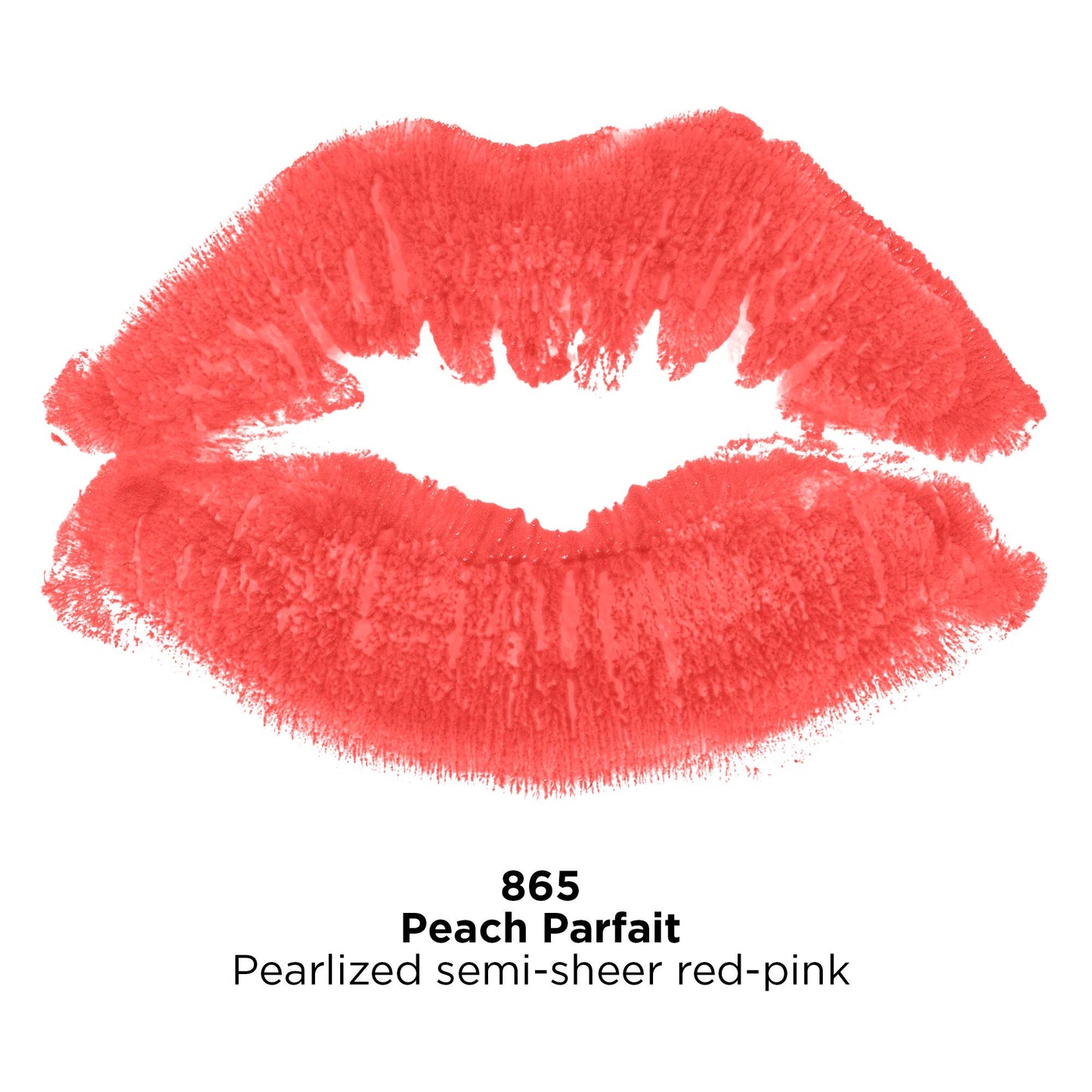 Revlon Super Lustrous Lipstick, Creamy Formula For Soft, Fuller-Looking Lips, Moisturized Feel, Peach Parfait (865), 0.15 oz