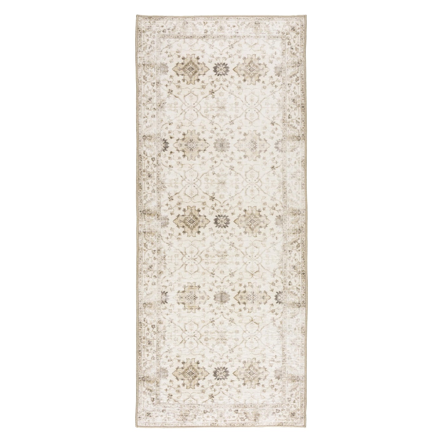 ReaLife Rugs Machine Washable Area Rug Runner - Living Room Bedroom Bathroom Kitchen Entryway Office - Padded Low Pile Stain Resistant Premium - Boho…