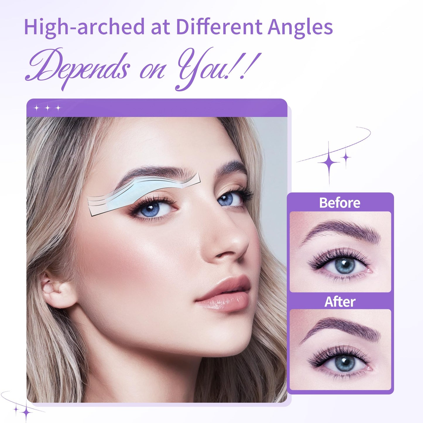 Beauty7 Sensitive High Arched Eyebrow Wax Strips, Facial Hair Removal, 24 Eyebrow Waxing Strips, 4 Calming Oil Wipes, for Sensitive Skin Types Beauty and Personal Care Beauty7