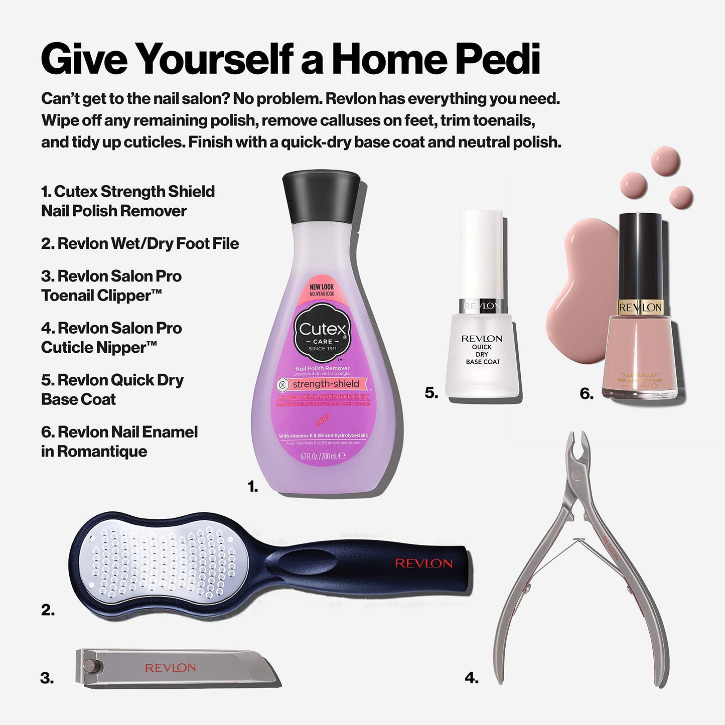 Revlon Nail Polish, Super Lustrous Nail Enamel Polish, Chip Resistant & Longwear Formula, High Shine Finish, 165 Romantique, 0.5 fl oz.