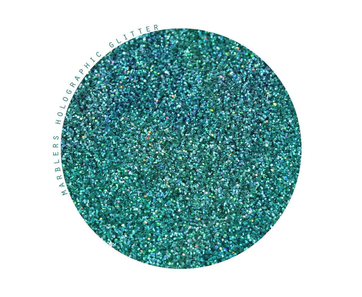 MARBLERS Holographic Glitter [Holo Teal] 1.5oz (42g) | Fine | Non-Toxic, Vegan, Cruelty-Free | Face, Body, Eyeshadow, Hair, Festival, Party Makeup |
