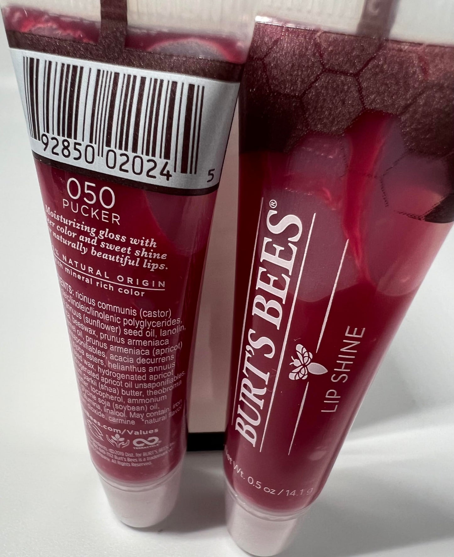 Burt's Bees Lip Shine, Pucker [050] 0.5 oz (Pack of 2) Beauty and Personal Care Burt's Bees