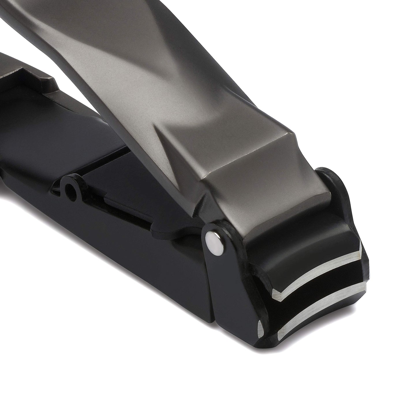 Nail Clippers for Men with Catcher - KLIPP Heavy Duty Razor-Sharp Self-Collecting Nail Cutter, Ergonomic Lever for Fingernails & Toenails, Ideal Gift Beauty and Personal Care KLIPP