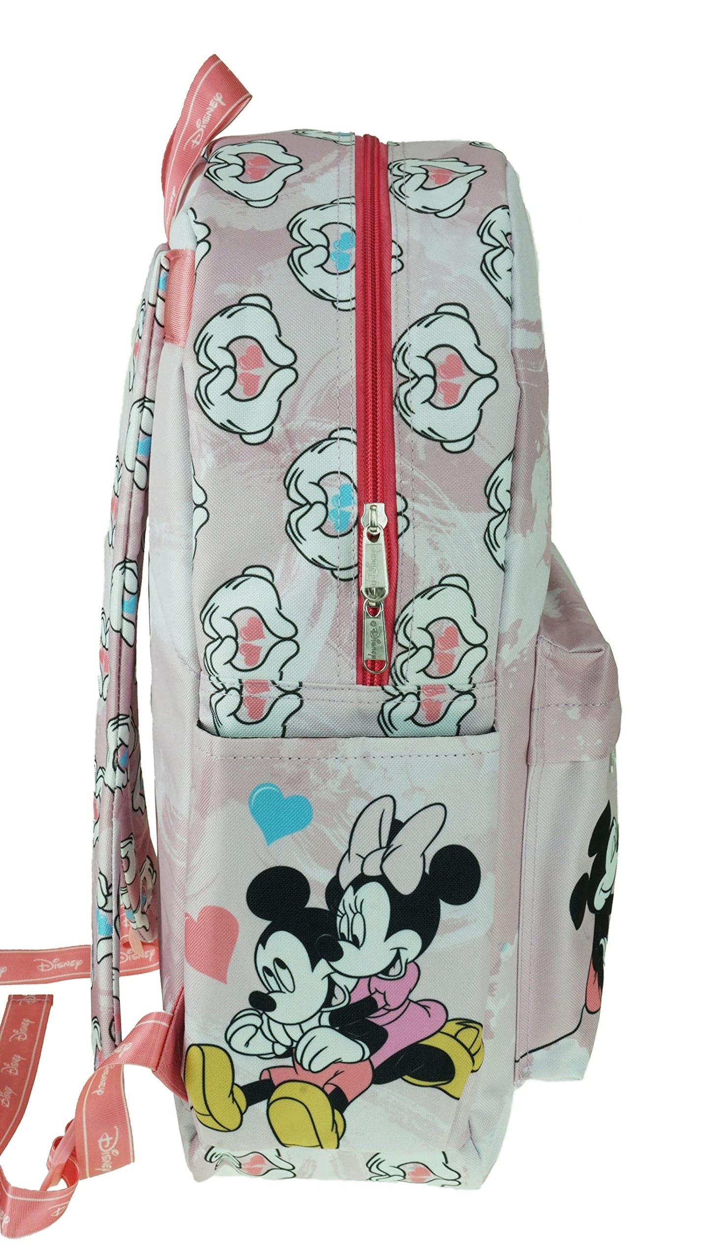 KBNL Classic Disney Minnie Mouse Backpack with Laptop Compartment for School, Travel, and Work, Multicolor (A22202-MINNIE)