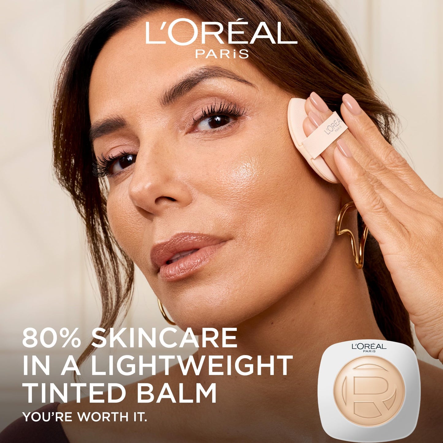 L'Oreal Paris True Match Hyaluron Tinted Balm Foundation, Skincare Foundation with Light to Medium Radiant Coverage, Minimizes Wrinkles and Fine Beauty and Personal Care L'Oreal Paris