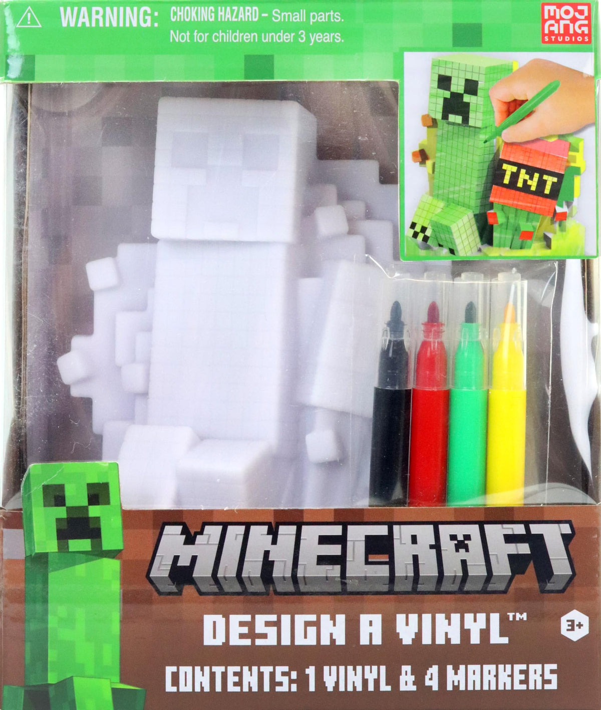 Minecraft Design A Vinyl DIY Coloring Craft for Kids with Washable ...