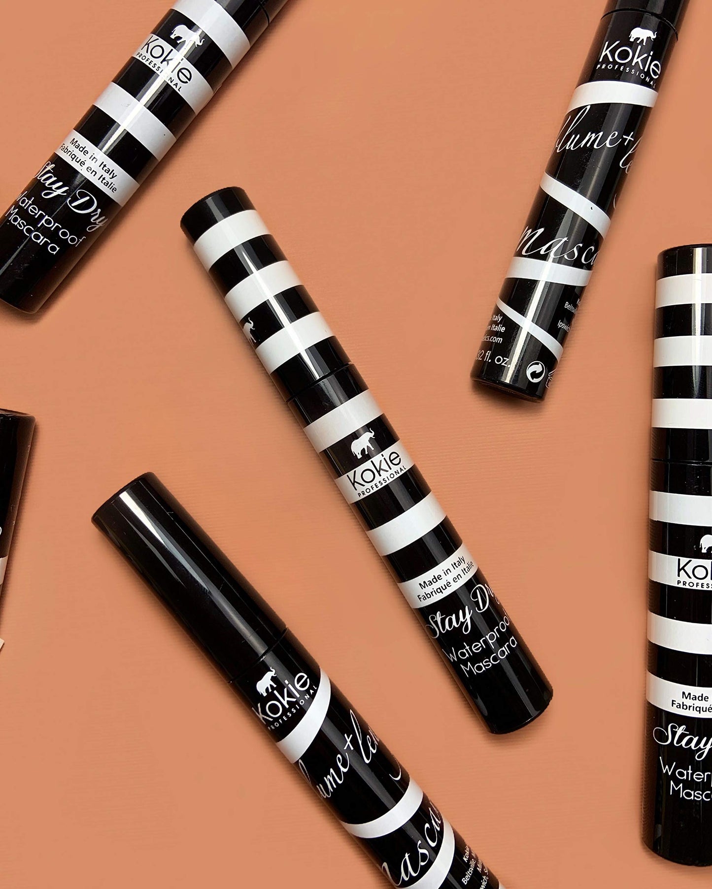 Kokie Cosmetics Stay Dry Waterproof Mascara, Waterproof Black, 0.32 Ounce